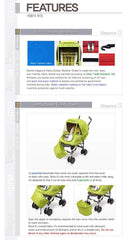 Manito Elegance Alpha Small uv-windows emphasize distortion-free vision for baby.