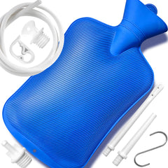Maopotoufu 2qt blue enema bag for reliable home use.