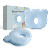 MarBoost baby pillow memory foam side view showing ergonomic contour.