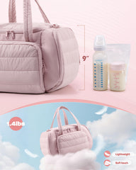 Marscamd bag with insulated cooler pocket keeps bottles stable during travel.