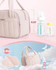Marscamd bag cooler compartment keeps bottles at stable temperature during travel