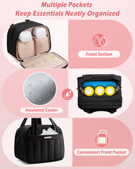 Marscamd insulated pockets keeping pump and accessories organized during travel