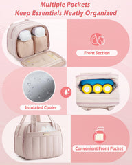 Marscamd bag mesh pocket stores milk bags and small supplies