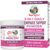 MaryRuth Organics 3-in-1 menopause probiotics tub supports daily balance.