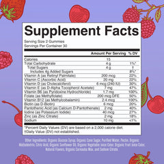 MaryRuth Organics kids gummies close-up highlighting tasty daily nutrition.