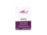 MaskIT disposal bag with glove-like coverage for clean hands-free disposal.