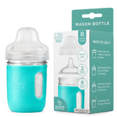 Mason Bottle glass DIY kit for a customizable baby bottle feeding setup