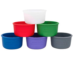 Mason Jar Lifestyle Deep Blue sleeve increases hand comfort when hot contents are used