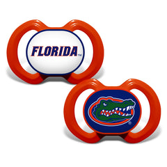 Masterpieces Baby Fanatic UF Gators pacifier with logo on button for sporty style