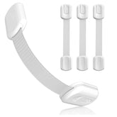 Matenf 4-Pack Child Proof Cabinet Locks — No-Drill, ABS Safety for Drawers & Fridges