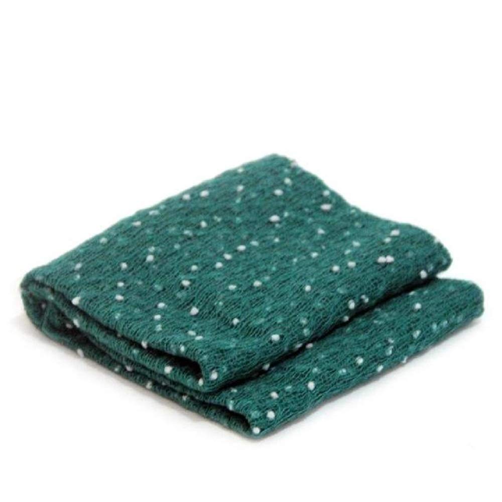 Matissa Turquoise Mohair Swaddle Wrap for newborn photos, soft texture