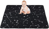 MatLeya 50x50 foldable play mat fits standard playpens for versatile use.