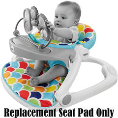 Mattel Fisher-Price Sit-Me-Up seat pad sealed packaging for authenticity.
