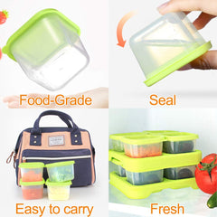 Matyz stackable trays make organized freezer storage easy.