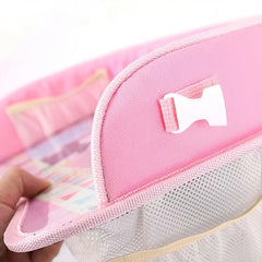 Mautopily Kids Travel Tray with dry erase board for quick drawings and notes during flights.