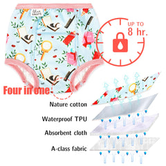 Max Shape potty underwear for girls with fun prints to encourage training.