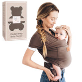 Max&So Baby Wrap Carrier close-up of soft cotton knit for breathable comfort