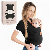 Max&So Baby Wrap Carrier closeup shows soft fabric for gentle, cozy wear