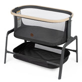 Maxi-Cosi Iora bedside bassinet closeup with breathable mesh for airflow