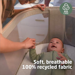 Iora breathable mesh sides promote airflow for baby comfort