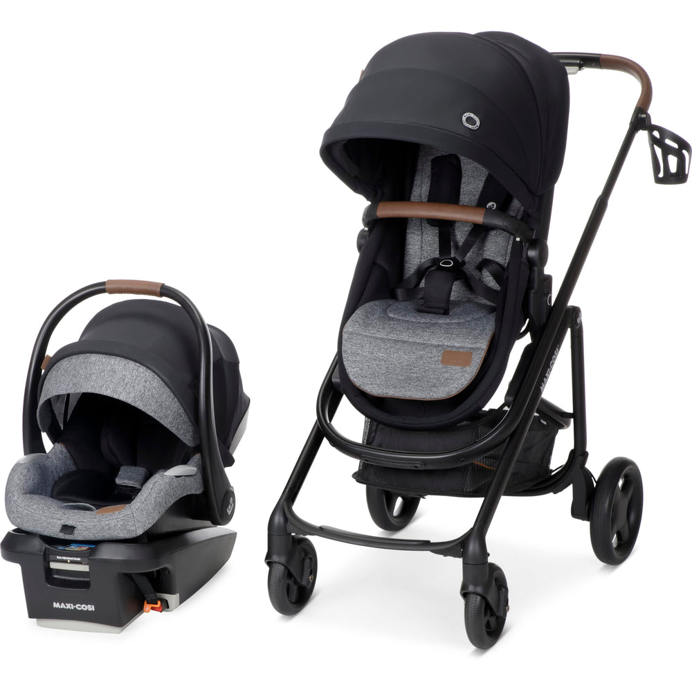 Maxi-Cosi Tayla Max stroller side view for easy neighborhood strolls