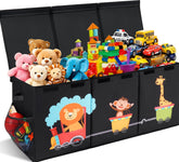 Maxuni XL Toy Box with lid closed, dust-protected and tidy storage.