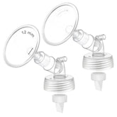 Maymom 12mm shield for Spectra pumps provides a snug seal for comfortable double pumping.