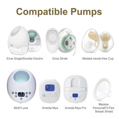 Maymom 20mm insert with LegendaryMilk 24mm cup for flexible pumping