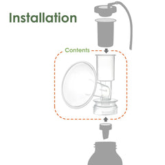 Maymom BPA-free PP material keeps pumping light and safe
