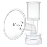 Maymom 17mm breast shield XS fits Ameda pumps for comfort
