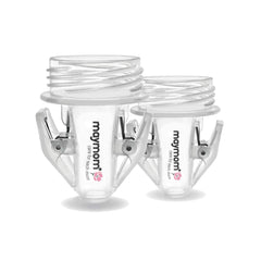 Maymom breastmilk bag adapter fits Avent and Spectra wide-mouth flanges for smooth pumping