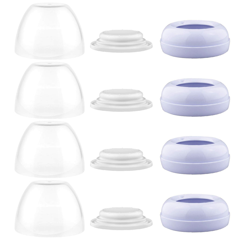 Maymom dome cap for Avent Natural bottle ensuring secure, leak-free seal