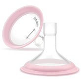 Maymom MyFit Shields 25mm front view for comfortable pumping with large contours.