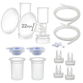 Maymom pump parts for Ameda Purely Yours with 22 mm flange for comfortable expression.