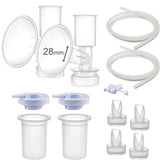 Maymom 28mm flange for Ameda Purely Yours offers a comfortable pumping fit.