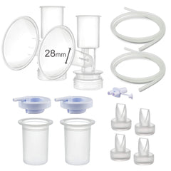 Maymom 28mm flange for Ameda Purely Yours offers a comfortable pumping fit.