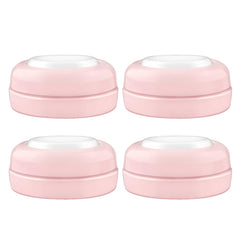 Maymom screw lid travel cap pink with a secure top for leak-free on-the-go feeding.
