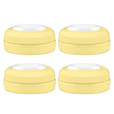 Maymom screw lid travel cap with yellow disc for on-the-go leak prevention