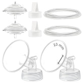 Maymom spectra-compatible 23mm flange for snug fit on wide-mouth bottles.