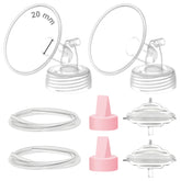 Maymom Spectra 20mm flange view for a comfortable pumping session