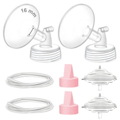 Maymom Spectra S2 16mm flange close-up for a comfortable fit during pumping