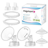 Maymom Spectra S2/S1 9 Plus flange 19mm for comfortable pumping with wide-mouth bottles.