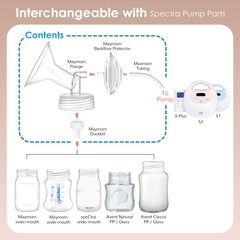 Maymom Spectra valve providing reliable milk flow in daily pumping.