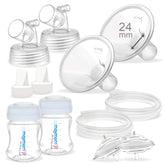 Maymom two-piece 24mm flange with shield for Spectra; customizable fit
