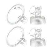 Maymom two-piece wide-neck flange set for Spectra S1/S2 – easy assembly and cleaning.
