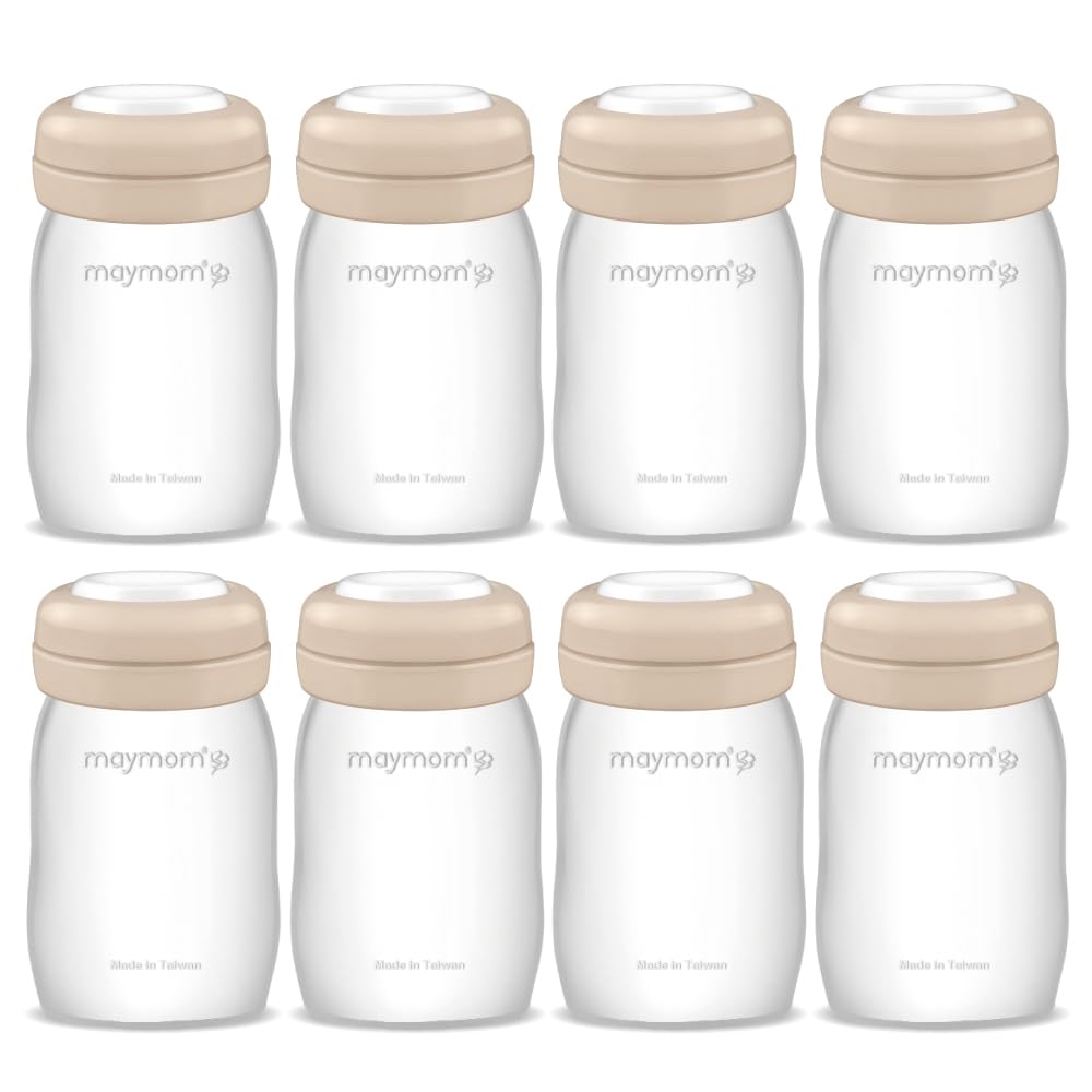 Maymom wide-neck bottle 5.4 oz for easy pumping and storage.