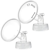 Maymom wide-neck flange closeup for comfortable fit with Spectra S1/S2 pumps.