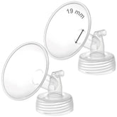 Maymom wide-neck flange 19mm for S1/S2 ensures comfortable pumping sessions.