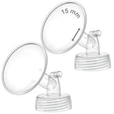 Maymom widemouth 15mm flange on Spectra S1 Plus for a comfortable pumping fit