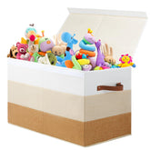 Mayniu Large Toy Box Chest front view for organized toy storage